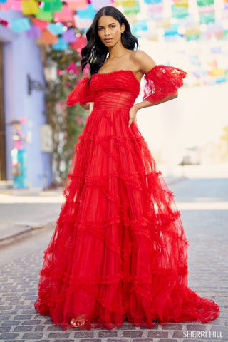 Sherri Hill 55840 candy pink 6