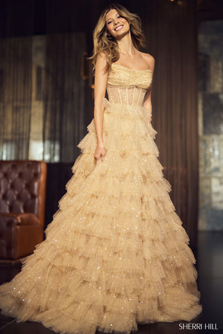 Sherri Hill 55950 Gold 4