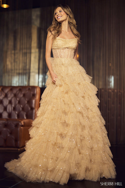 Sherri Hill 55950 Gold 4
