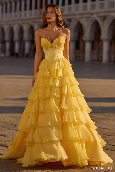 Sherri Hill 57786 yellow 2