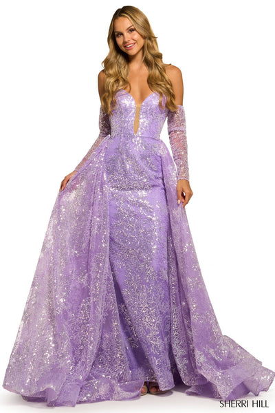 Sherri Hill 55385 lilac 8