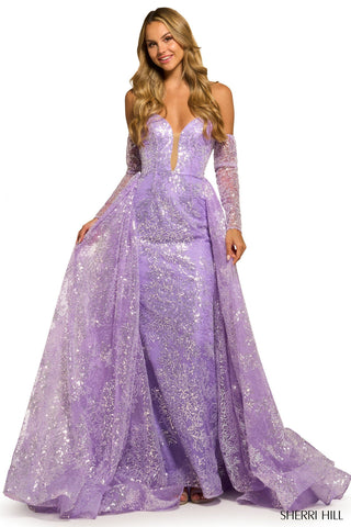 Sherri Hill 55385 lilac 8