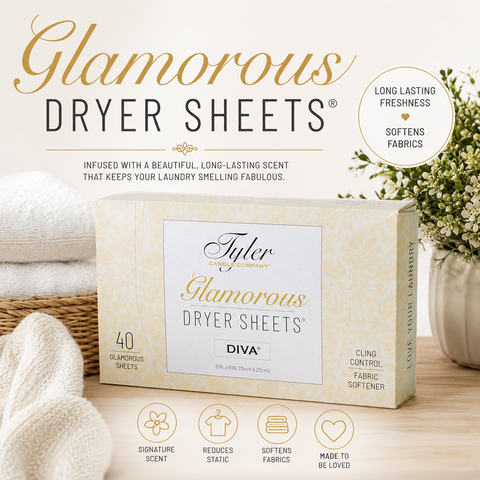 DIVA Dryer Sheets by Tyler Candles