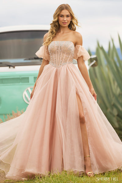 Sherri Hill 55580 Nude 10