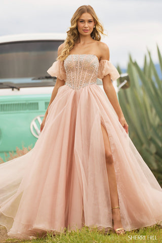 Sherri Hill 55580 Nude 10