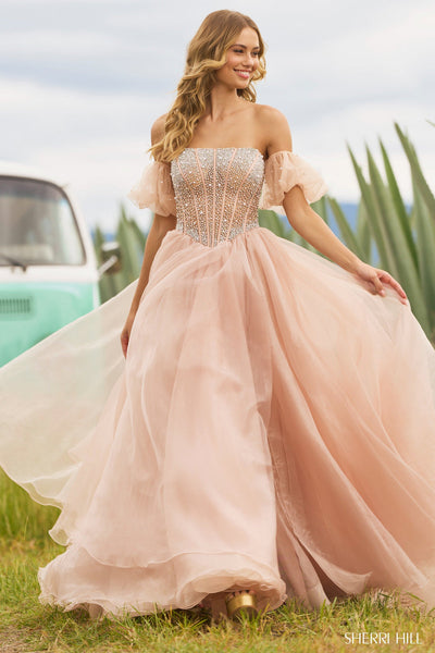 Sherri Hill 55580 Nude 10