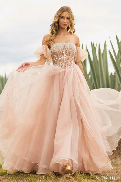 Sherri Hill 55580 Nude 10