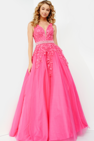 Jovani 68258 hot pink 10