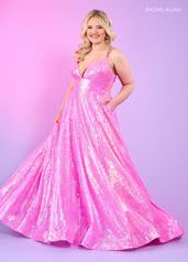 Rachel Allan 70130 hot pink 18w