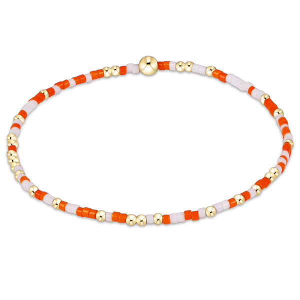 gameday hope unwritten bracelet - orange-white