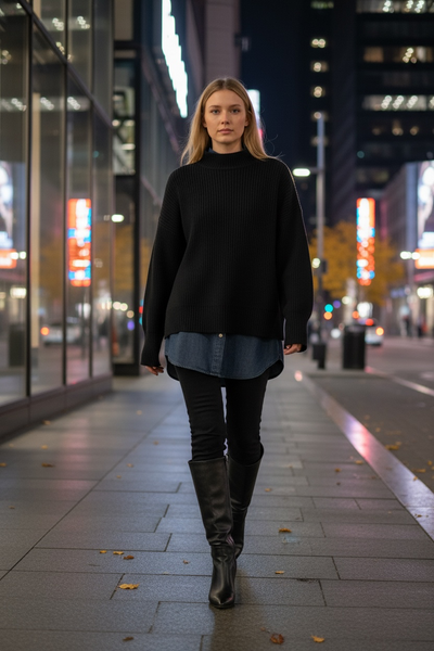 Night on the town sweater