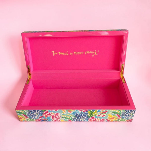 Lilly Pulitzer Mermaid Medium Lacquer Jewelry Box