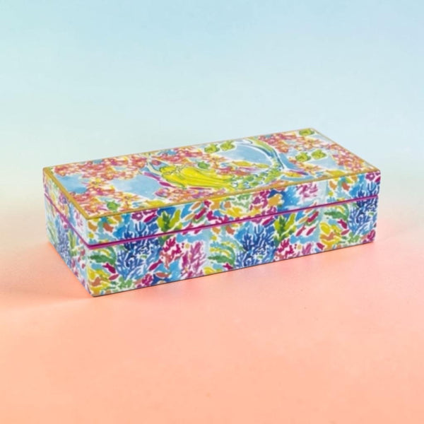 Lilly Pulitzer Mermaid Medium Lacquer Jewelry Box