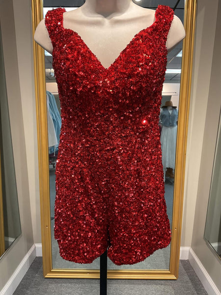 SALE!!! Sophia Thomas Red Romper