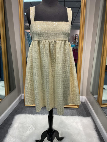 Yellow Short Casual Dress