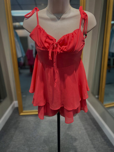 Coral Romper