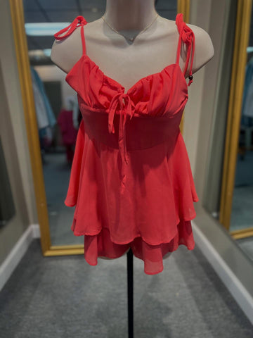 Coral Romper