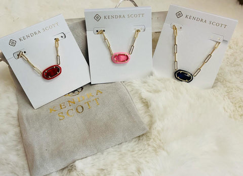 Kendra Scott Elisa Enamel Frame Necklaces