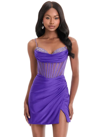 Semi-Formal Purple Dress