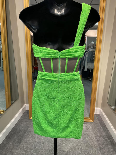 Lime Green Short Dress
