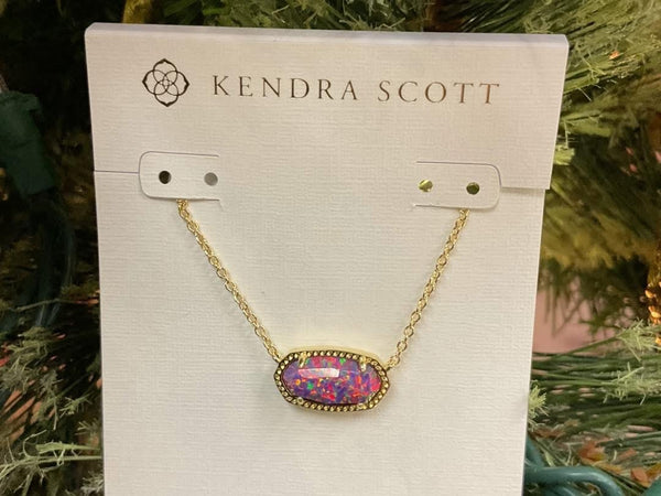 Kendra Scott Elisa Dark Lavender Opal