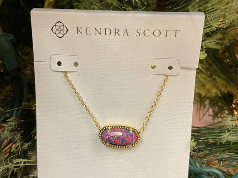 Kendra Scott Elisa Dark Lavender Opal