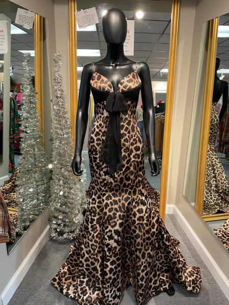Cheetah Print Prom Dress