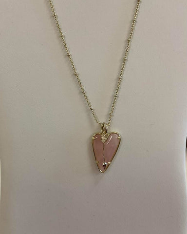 Valentines Day Kendra Scott Heart Arrow Necklace