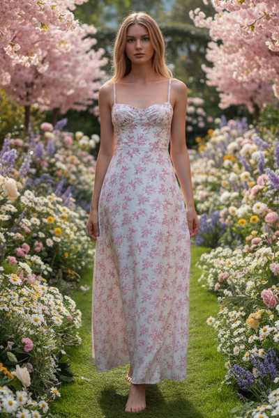 The Peony Poetry Dress