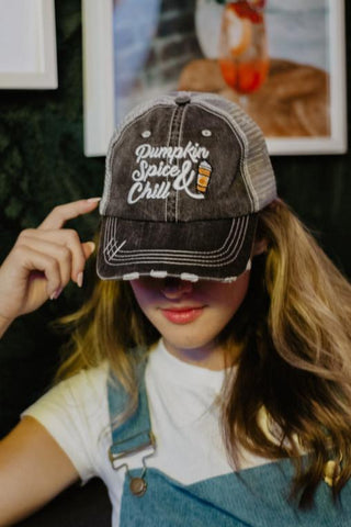 Pumpkin Spice trucker hat