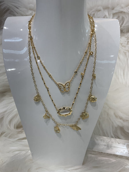 Kendra Scott Gold Necklace Stack