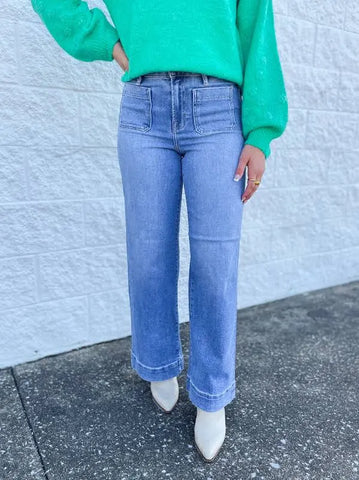Hidden Nori high rise wide leg