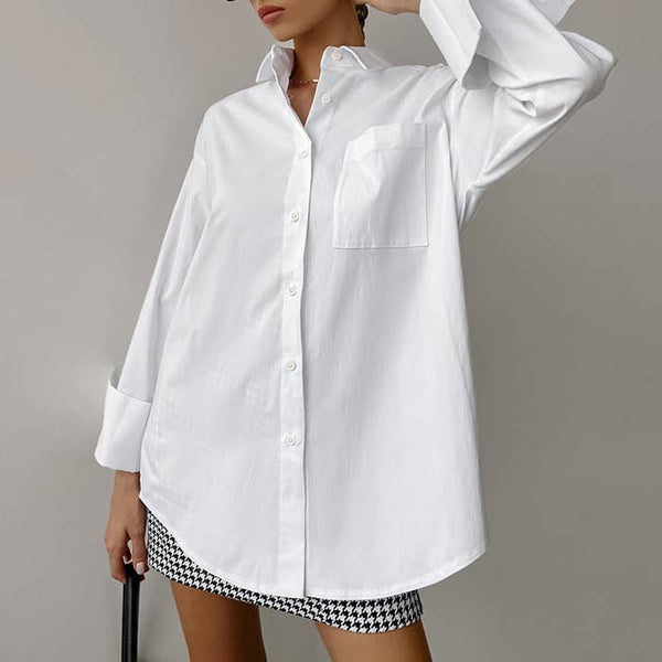 Shero White Button up