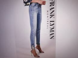 Frank Lyman Montreal stretch denim jeans.