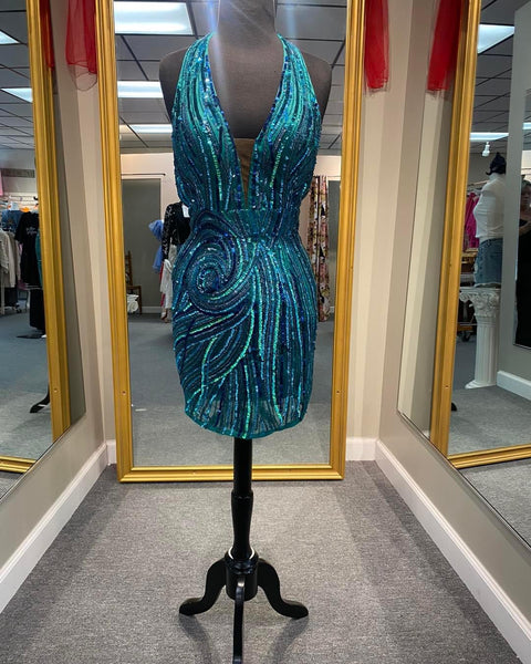 Short Semi- Formal Dress Size – Glass Slipper Boutique