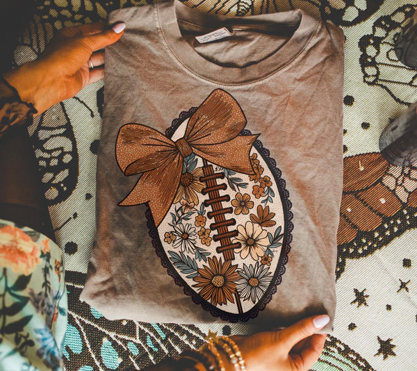 Coquette Floral Football.