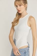 Resort Style Textured Bodysuit