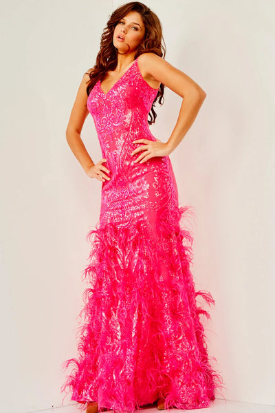 JOVANI 07808 Fuchsia 0