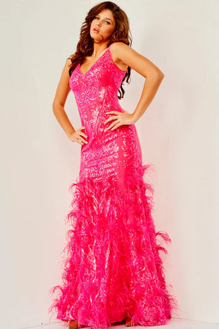 JOVANI 07808 Fuchsia 0