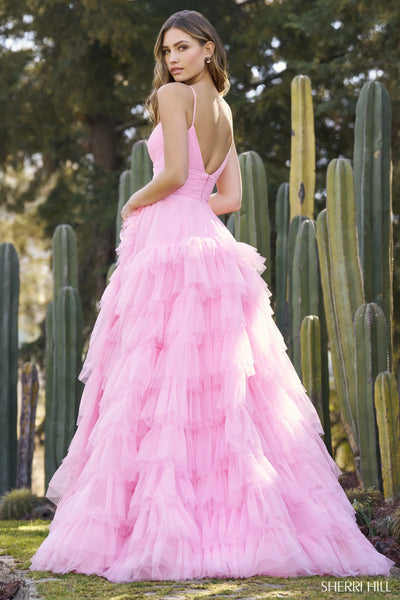 Sherri Hill 55639 hot pink 12