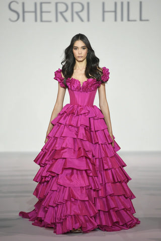 Sherri hill 56039 bright pink 4