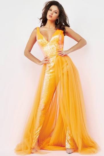 JOVANI 08151 Orange 4