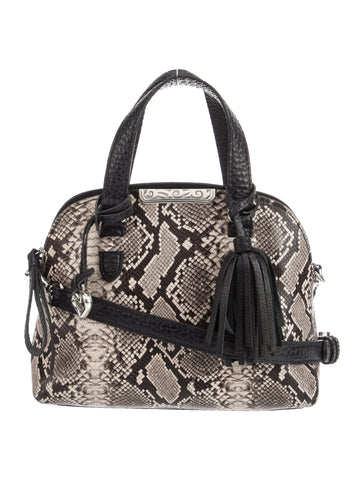 Brighton Snake Print Shoulder Bag