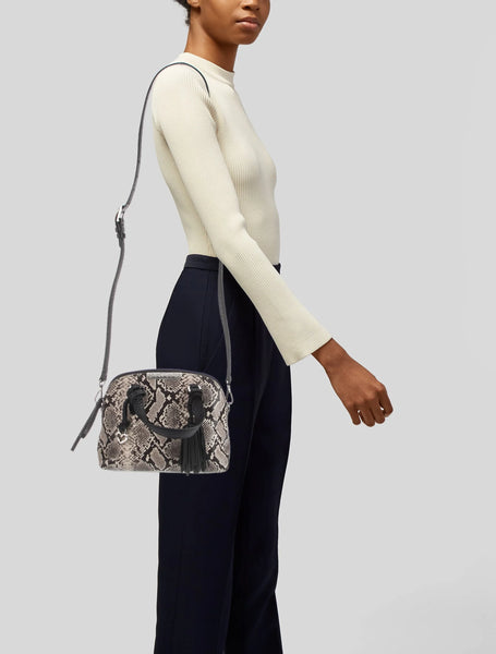 Brighton Snake Print Shoulder Bag