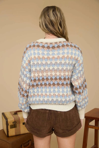 Cloudberry Mosaic Pullover 🪵