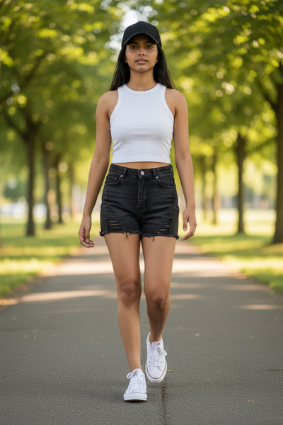 Seamless crop tank top