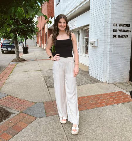 Trend Notes Pants- Color: Stone