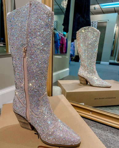 Rhinestone Boots